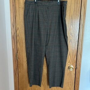 Old Navy Women's Plaid Wide Leg Pants - Brown